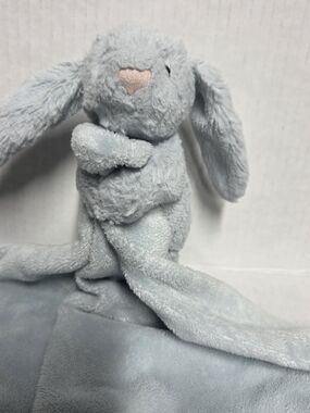 Jellycat Light Gray Bashful Bunny Plush - Soft Stuffed Animal Pre-loved